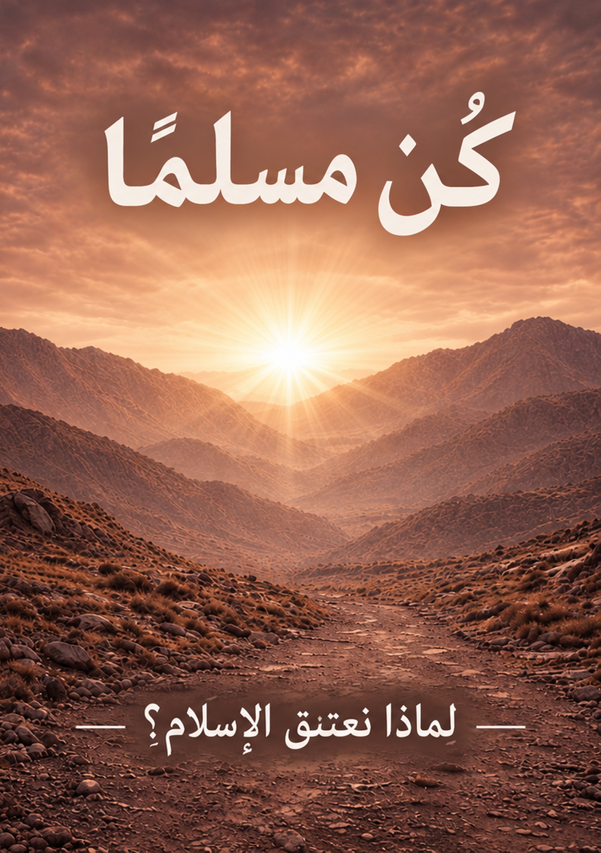 كن مسلماً – الغلاف